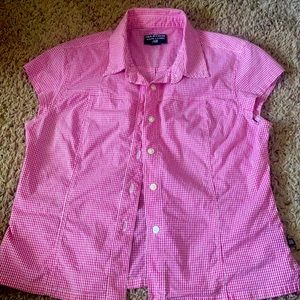 Vintage pink gingham Polo Ralph Lauren Jeans Co. size large